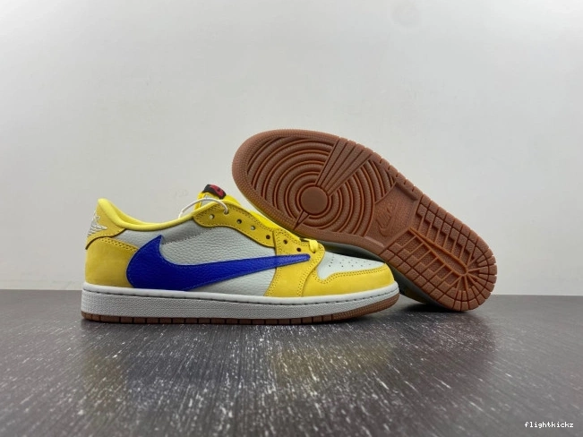 x Jordan Canary Scott OG 1 Travis Low Air DZ4137-700 0921